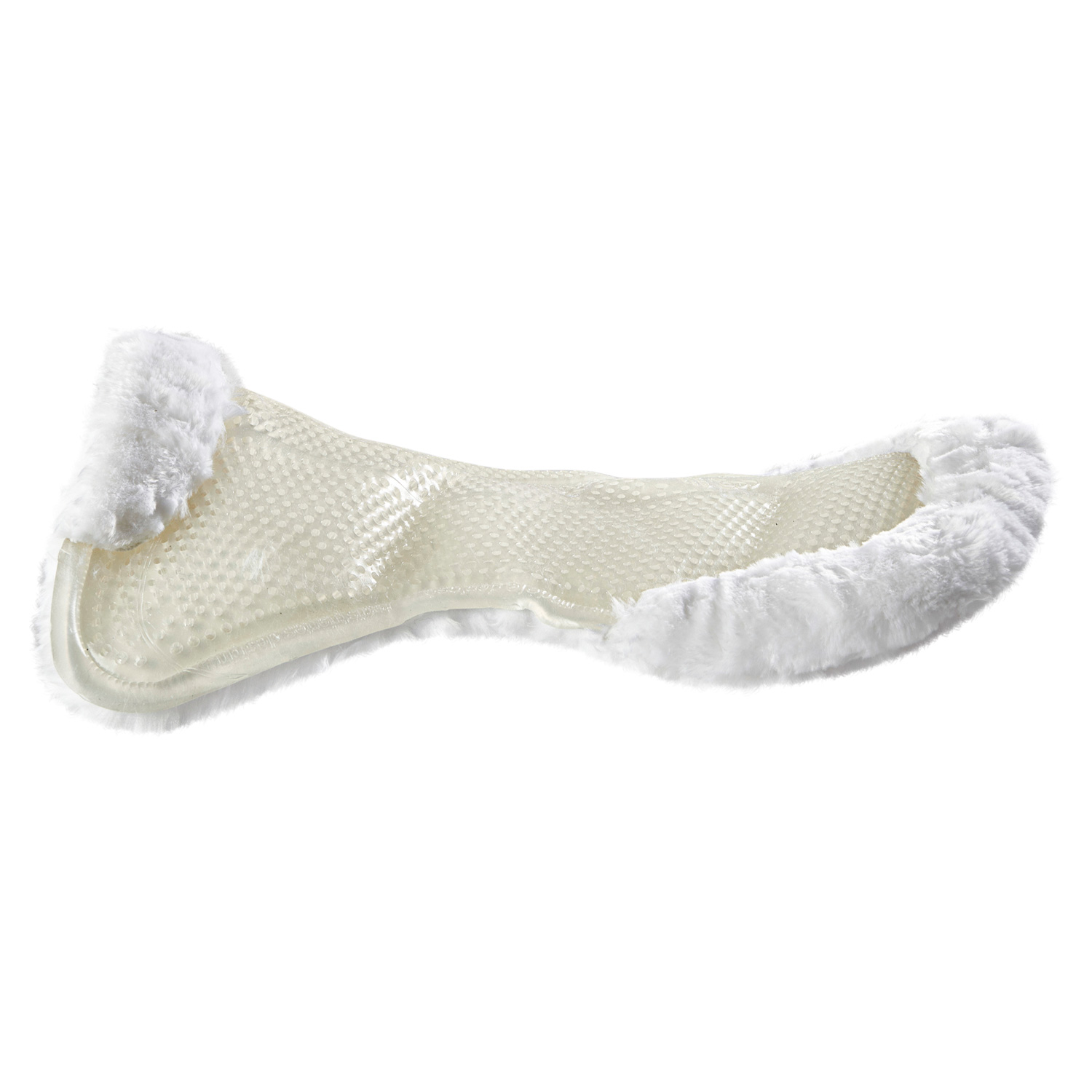 Acavallo | Classic Gel Pad mit Ecolana Weiß | Gel Transparent | L