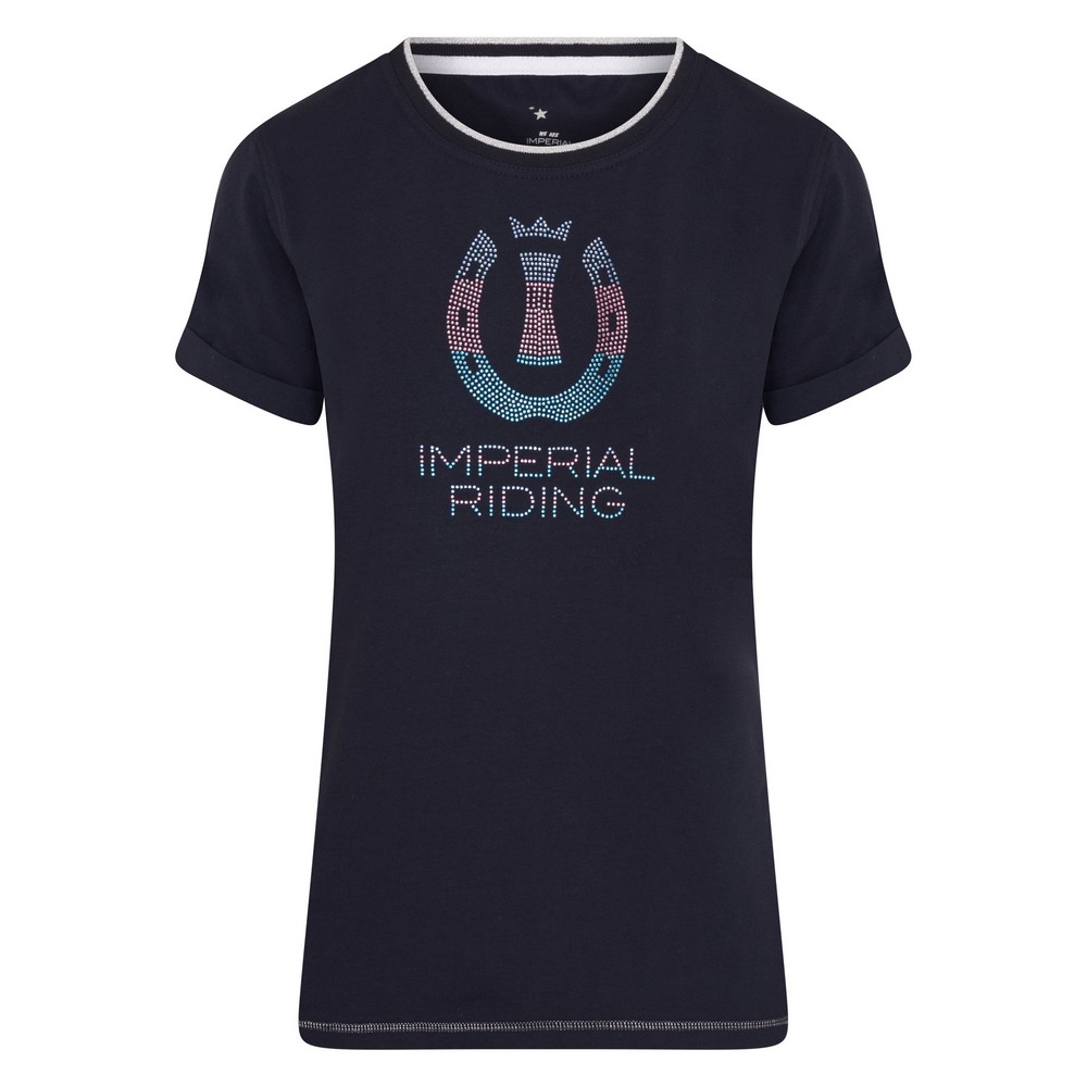 Imperial Riding | T-Shirt Ride Day mit Metallicdruck Navy-M