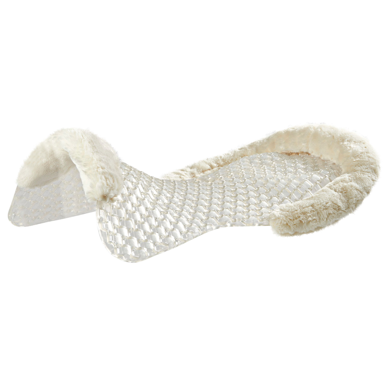 Acavallo | Respira Air Release Gel-Pad mit Ecolana-Einsätzen Natur | Gel Transparent