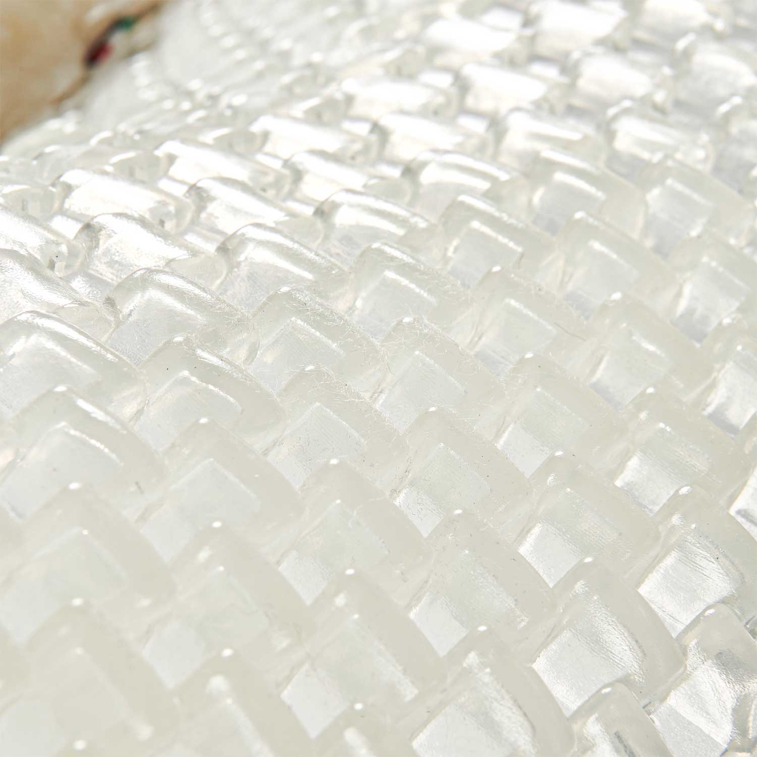 Acavallo | Respira Air Release Gel-Pad mit Schaffelleinsätzen und vorderer Erhöhung Natur | Gel Transparent
