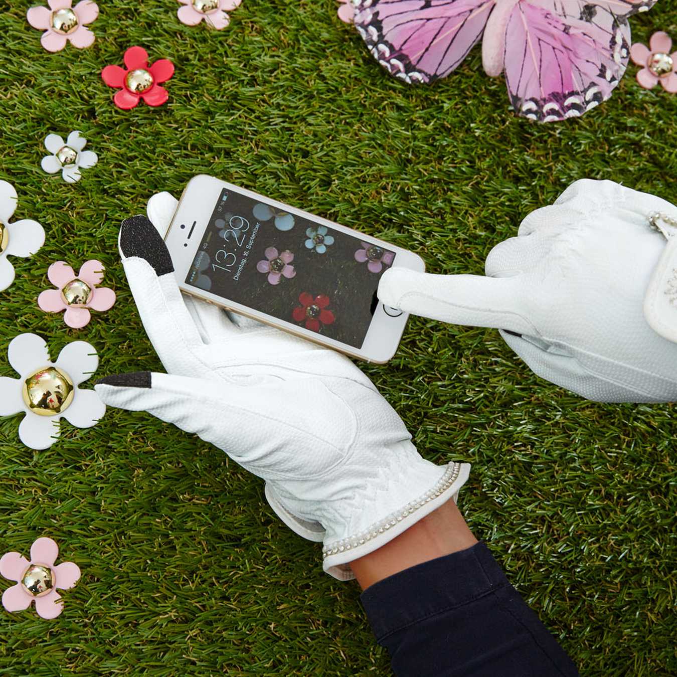 Imperial Riding | Handschuh Loraine Blau|XS