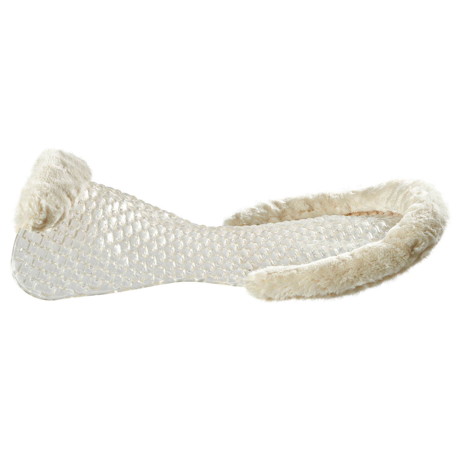 Acavallo | Respira Air Release Gel-Pad mit Ecolana-Einsätzen Natur | Gel Transparent